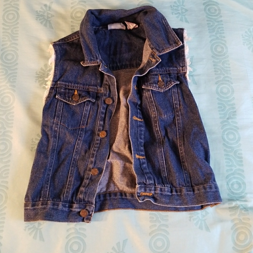 Jean vest jacket